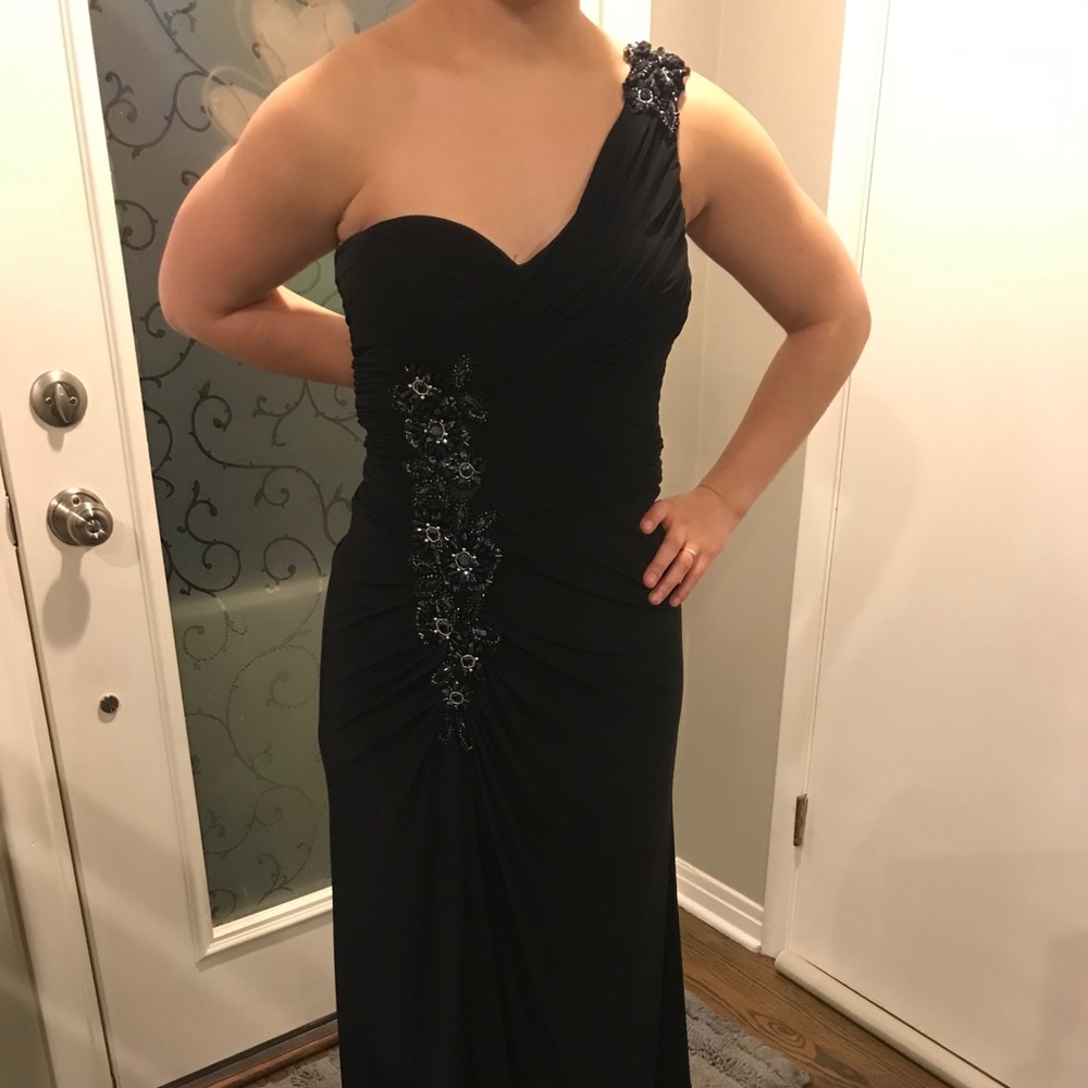 Black formal dress